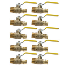 10 Pack XFITTING 3/4 Pex A Expansion x 3/4 Ma...