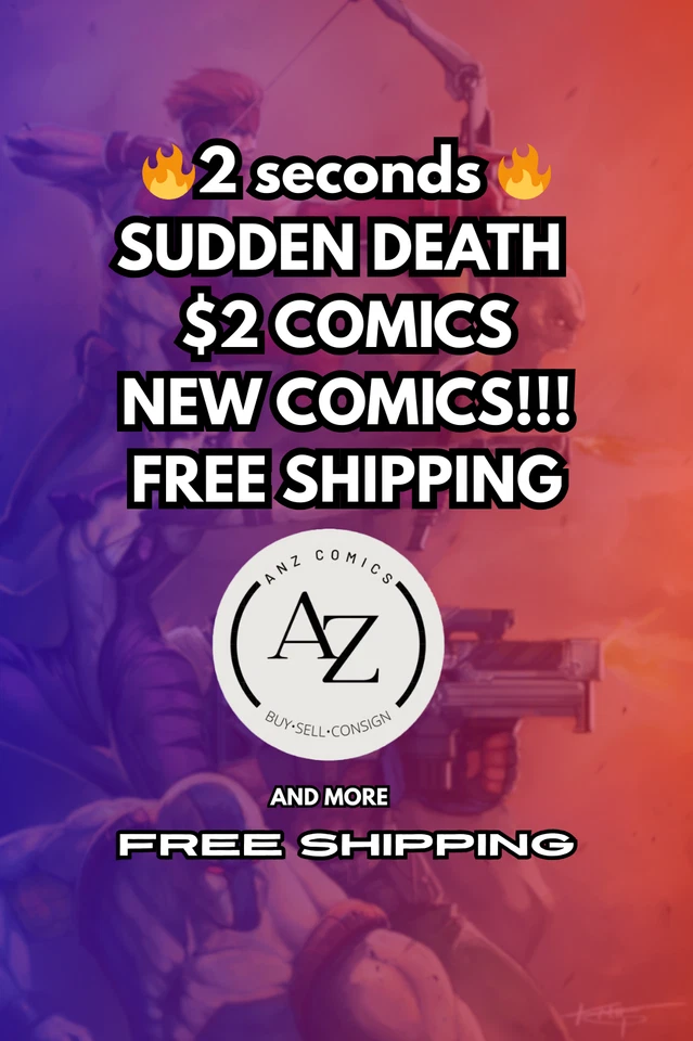 2 seconds SUDDEN DEATH 🔥$2 COMICS+NEW COMICS 🔥 !!! FREE SHIPPING