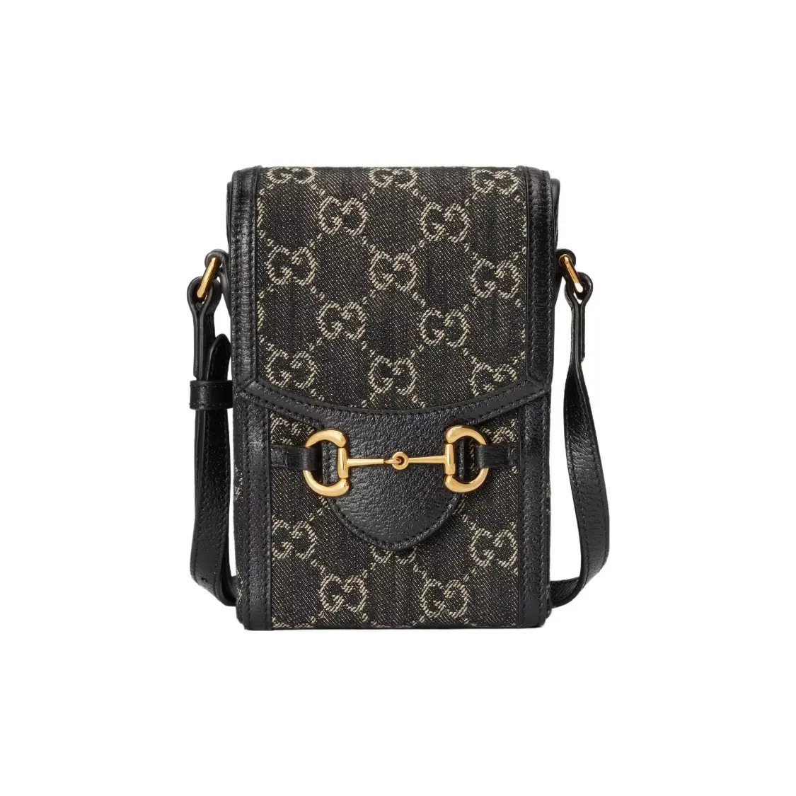 Gucci Horsebit 1955 Phone Bag Shoulder Crossbody Bag Mini Unisex 4.5x1.5x6.7 in