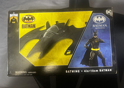 Spin Master Movie Collection Batman Returns Batwing + 4in Batman Figure Set
