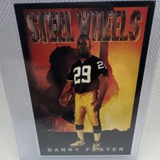 SkyBox 1993 Premium Barry Foster Steel Wheels Insert #CB3 Pittsburgh Steelers