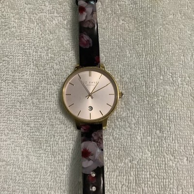 Ted Baker London Gold Case Pink Dial Ladies Wrist Watch TE15092001