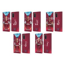 WEST HAM UNITED FC 2023/24 FIRST TEAM LEATHER BOOK CASE FOR SAMSUNG PHONES 1