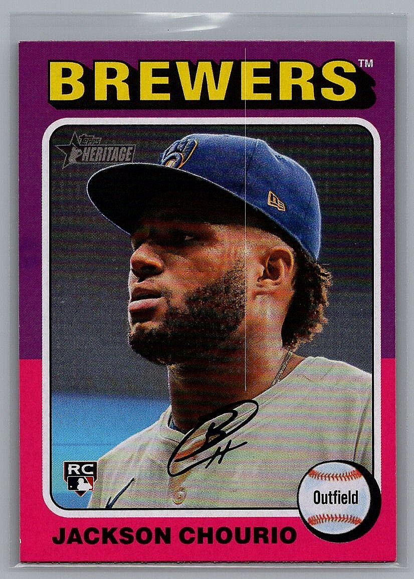 2024 Topps Heritage High Number Jackson Chourio #632 (RC)