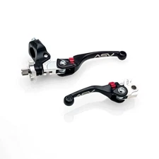 ASV Black F4 Quad Clutch + Brake Lever Pair Pack For Yamaha YFZ450 2007-2019