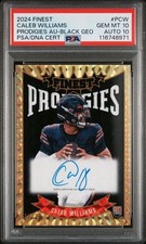 🔥🔥🔥PSA 10/10🔥🔥🔥2024 Finest Prodigies CALEB WILLIAMS Black Geometric /25