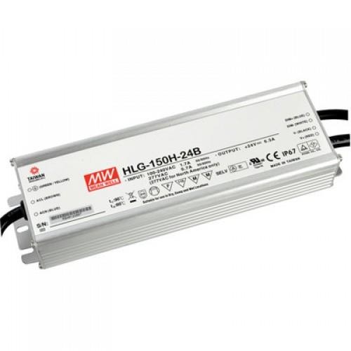 Alimentation LED Mean Well HLG-150H-24B transformateur tension constante 150W 24V