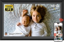Frameo 15.6 Inch Large Digital Photo Frame, Digital Picture Frame WiFi, IPS H...