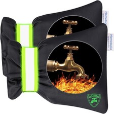 2Pack Outdoor Faucet Covers for Winter - Pro 6.7" W x 8.3" H Outdoor Water Fauce