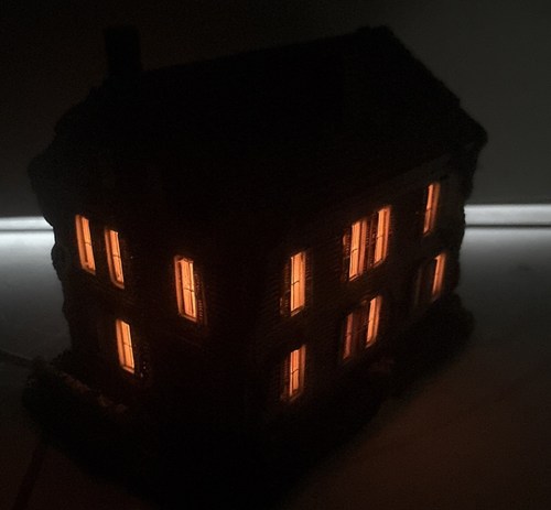 Hawthorne Village Lizzie Borden House A2257 Americas Most Haunted Collection - Picture 14 of 17