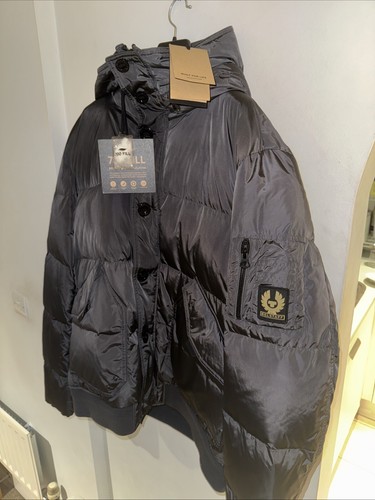 BELSTAFF Mens Iron Radar Jacket UK48 IT58 4XL BNWT Padded Puffer Hooded - Picture 2 of 6