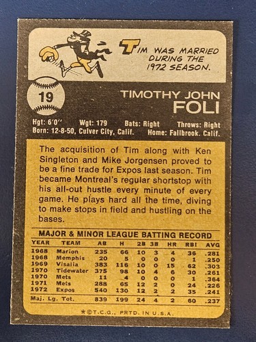1973 Topps Baseball Card Complete Your Set You Pick #1 - 132 - Picture 39 of 264