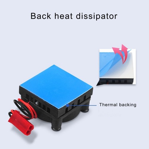Cooling Fan Heatsink with Silicone Pad Heat Sink Temperature Control Radiators - Afbeelding 5 van 8