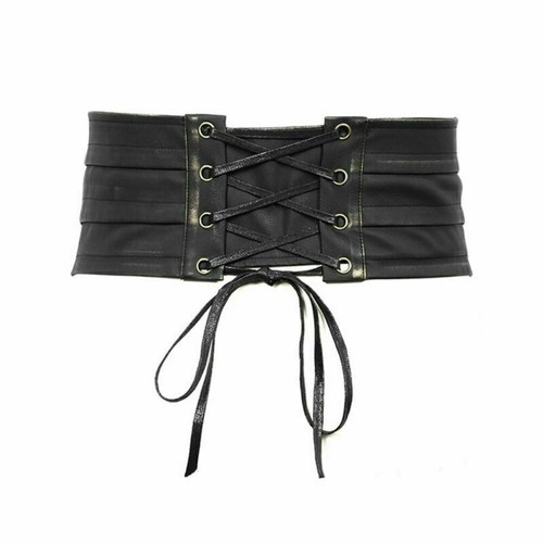 Steampunk Rock Men Girdle Belt Gothic Black Japanese Samurai Vintage Waistband - Bild 25 von 28