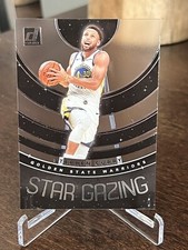 Stephen Curry Basketball Card #1 Donruss Clearly Star Gazing Warriors NBA HOF SP