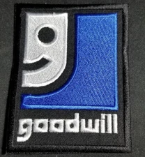 GOODWILL Embroidered Patch worldwide shipping approx 2X2.75" hat size