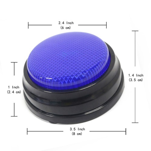 Recordable Talking Button with  Function  Buzzers Blue V3B2 - Picture 5 of 11