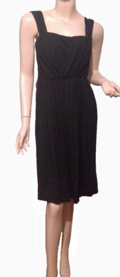 Max Mara Weekend Women's Orivieto Black Sleeveless Cocktail Dress Sz. S