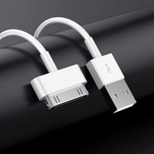 1 PCS PVC USB charging cable suit for iPhone 4 4G 4S 3GS iPod Nano Touch 4G Dock