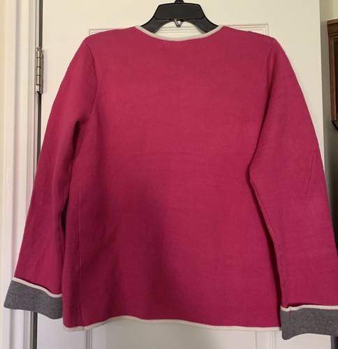 Oliver by Escio Damen Strickjacke vorne offen Hot Pink Langarm .Gr:L - Bild 7 von 8