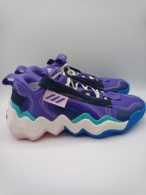 Size 9 Womens ''NWT'' - Adidas Exhibit B Low Active 'Purple Mint Rush' GZ9562
