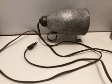 Vintage hammered Aluminum wall light - working