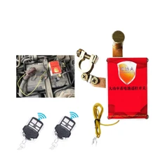 Wireless Car Battery Disconnect Power Isolator Master Switch W/2 Remote Control