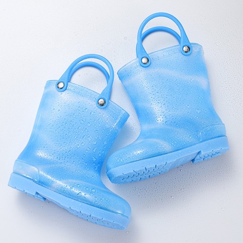 Children Rain Boots Boys And Girls Infant Rain Boots Water Rubber Shoes - Picture 6 of 21