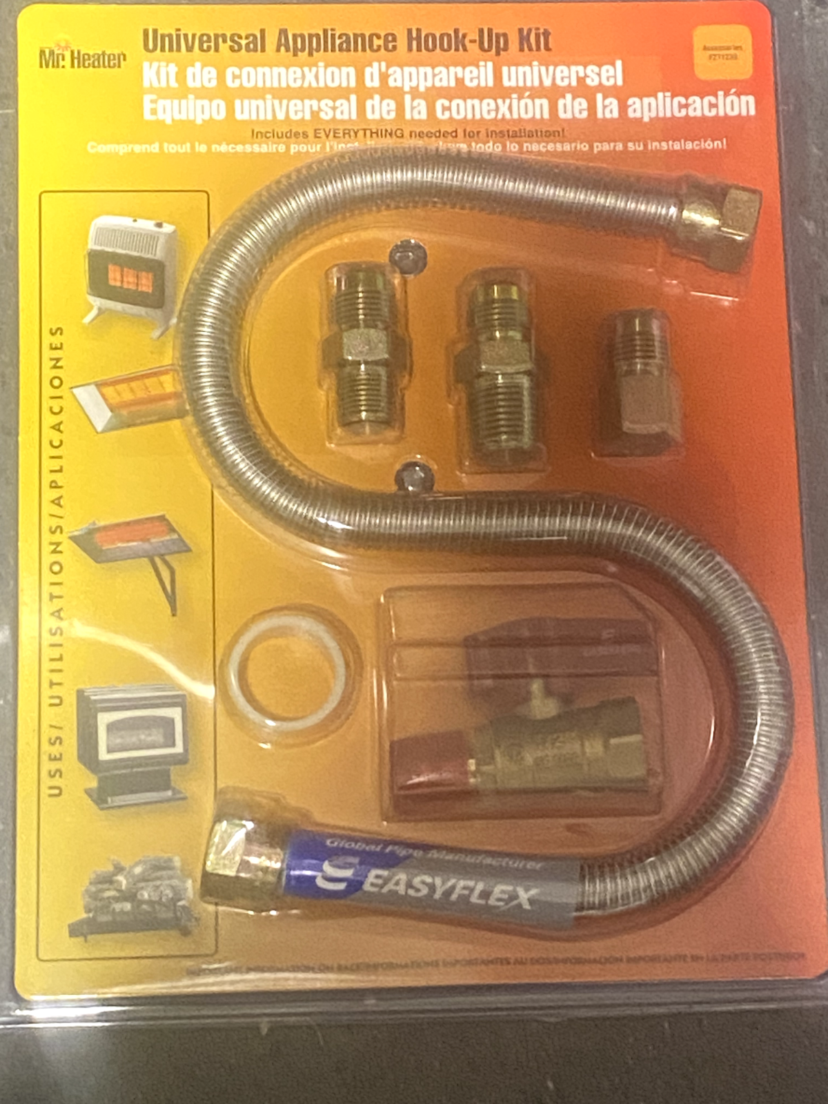 Mr. Heater F271239 One-Stop Universal Gas-Appliance Hook-Up Kit 89301712393  | eBay