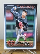 GRIFFIN JAX 2024 Topps Update Series Baseball # US43 Minnesota Twins Pitcher 