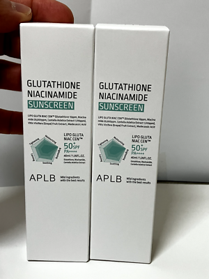 aplb glutathione sunscreen APLB | Glutathione Niacinamide Sunscreen SPF 50+ PA ++++ & Glutathione  Niacinamide Ampoule Serum: Review