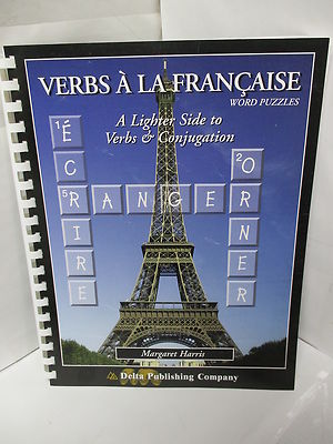 VERBS A LA FRANCAISE WORD PUZZLES - A LIGHTER SIDE OF VERB CONJUGATION PHOTOCOPY