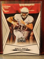 2014 Leaf Draft Football Brett Smith #81 Rookie RC 🏈 Wyoming Cowboys