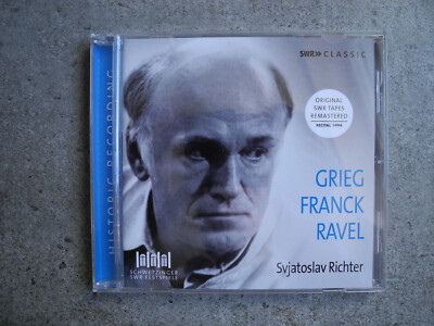 Sviatoslav Richter / Grieg/Franck/Ravel (CD) Album - Remastered - Schwetzingen