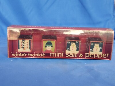 Boston Warehouse ''Winter Twinkle'' Mine Salt & Pepper Shakers