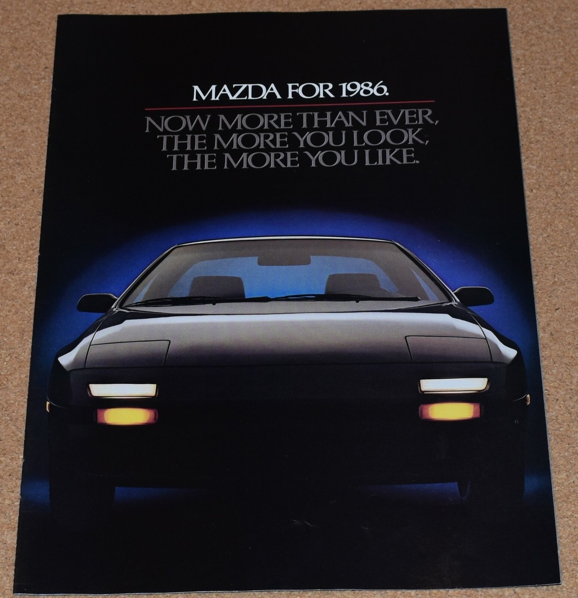 1986 Print Ad Mazda Car RX-7 626 Sport Coupe Turbo Touring Sedan