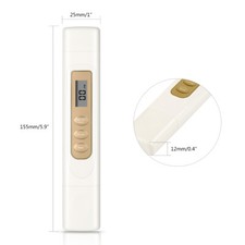 TDS Meter FCTDS-3 Digital Electronic PPM Test Hydroponics Water Pool/Spa/Purity