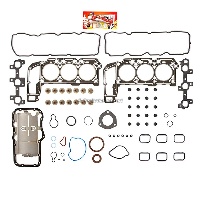 石墨全垫圈套装适用于 05-09 道奇 Dakora Durango 吉普大切诺基 3.7L — 第 2/4 张图片