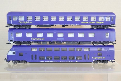 HERIS SAMMLEREDITION 2 OBB ÖBB CITY NIGHT LINE CNL 3 COACH SET MINT BOXED om - Bild 3 von 10