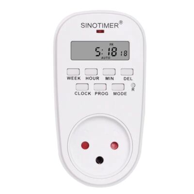 Digital Wall Power Socket Time Control 7 Day Weekly Programmable 230V 220V AC