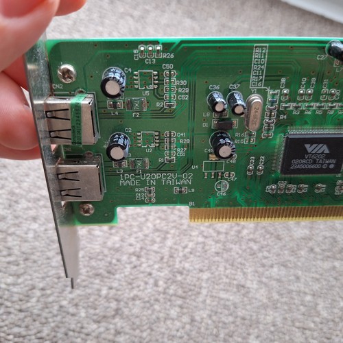 HT-624UC VIA VT6202 USB 2 Ports Controller Adapter PCI - Picture 14 of 15