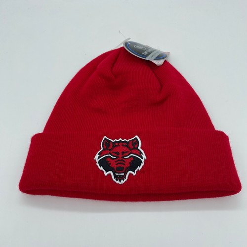 Top of the World Arkansas State Red Wolves NCAA Winter Beanie Red One Size - Picture 4 of 5