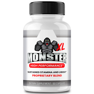 Monster XL Men Capsules, Male Health Pills to Boost Performance 60ct