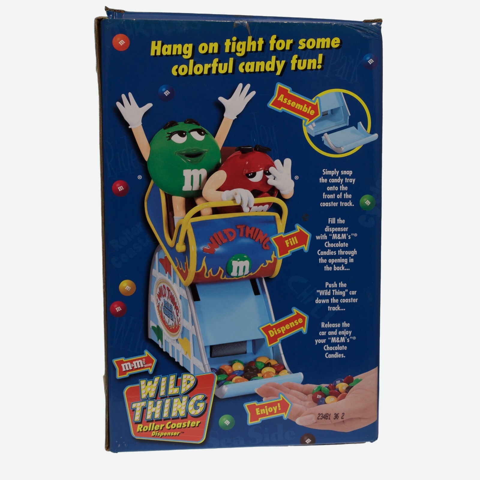 Roler Coaster Candy M&M's Wild Thing Roller Coaster Candy Dispenser 2nd Limited Edition ...