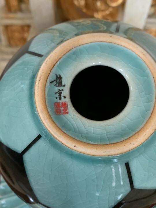 2002 FIFA World Cup Ceramic Soccer Ball Figurine Luxury
