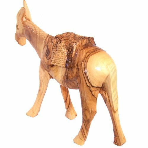 Olive wood Donkey ( 18cm or 7 inches ) - Picture 2 of 2