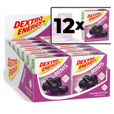 Dextro Energy Minis Johannisbeere, 50g, 12er Pack