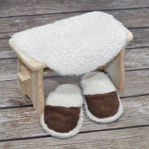 Creative Deco Holz Hocker | 39 x 18 x 21 cm | Tritthocker Holzbank | 5 Farben - Bild 7 von 35
