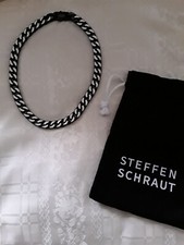 Designer Collier  Halskette  Steffen Schraut  schwarz-weiß  NEU  Superschnäppche