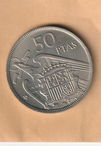 Spain 50P 1960 -- AU/UNC